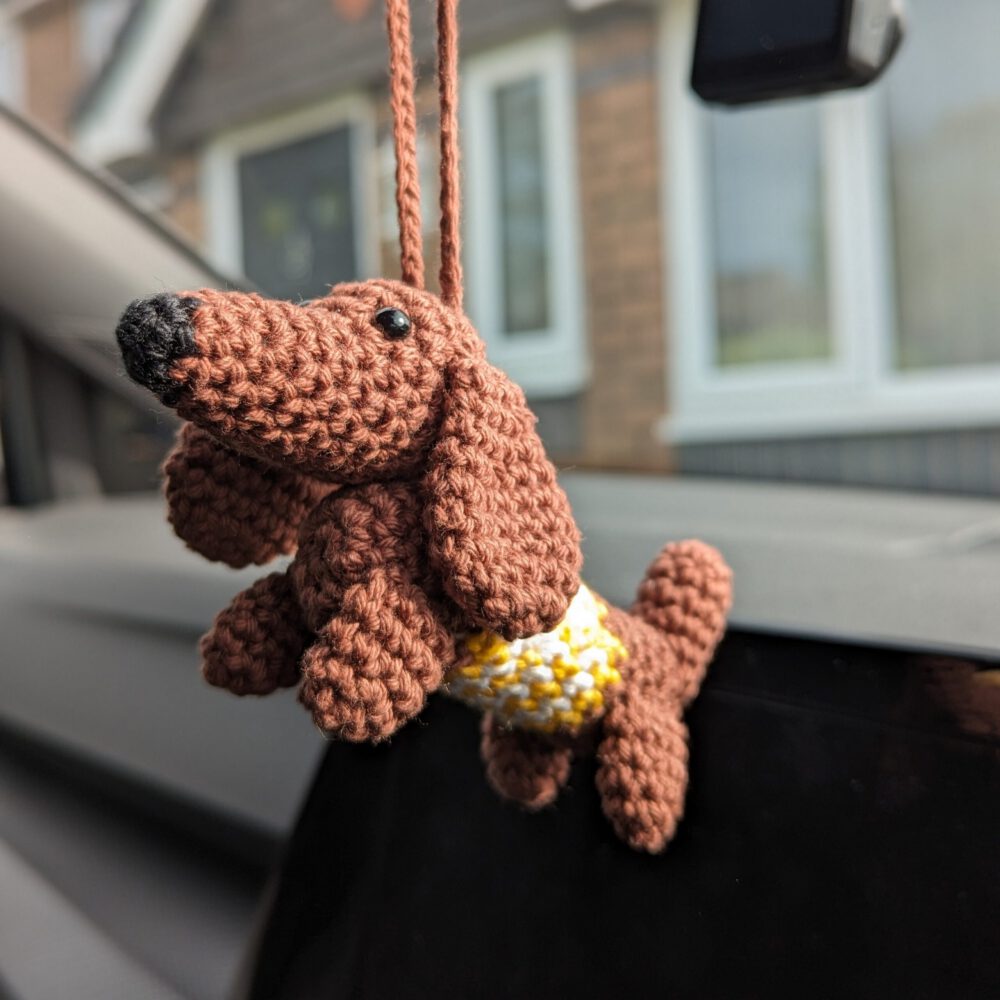 Dachshund Car Charm