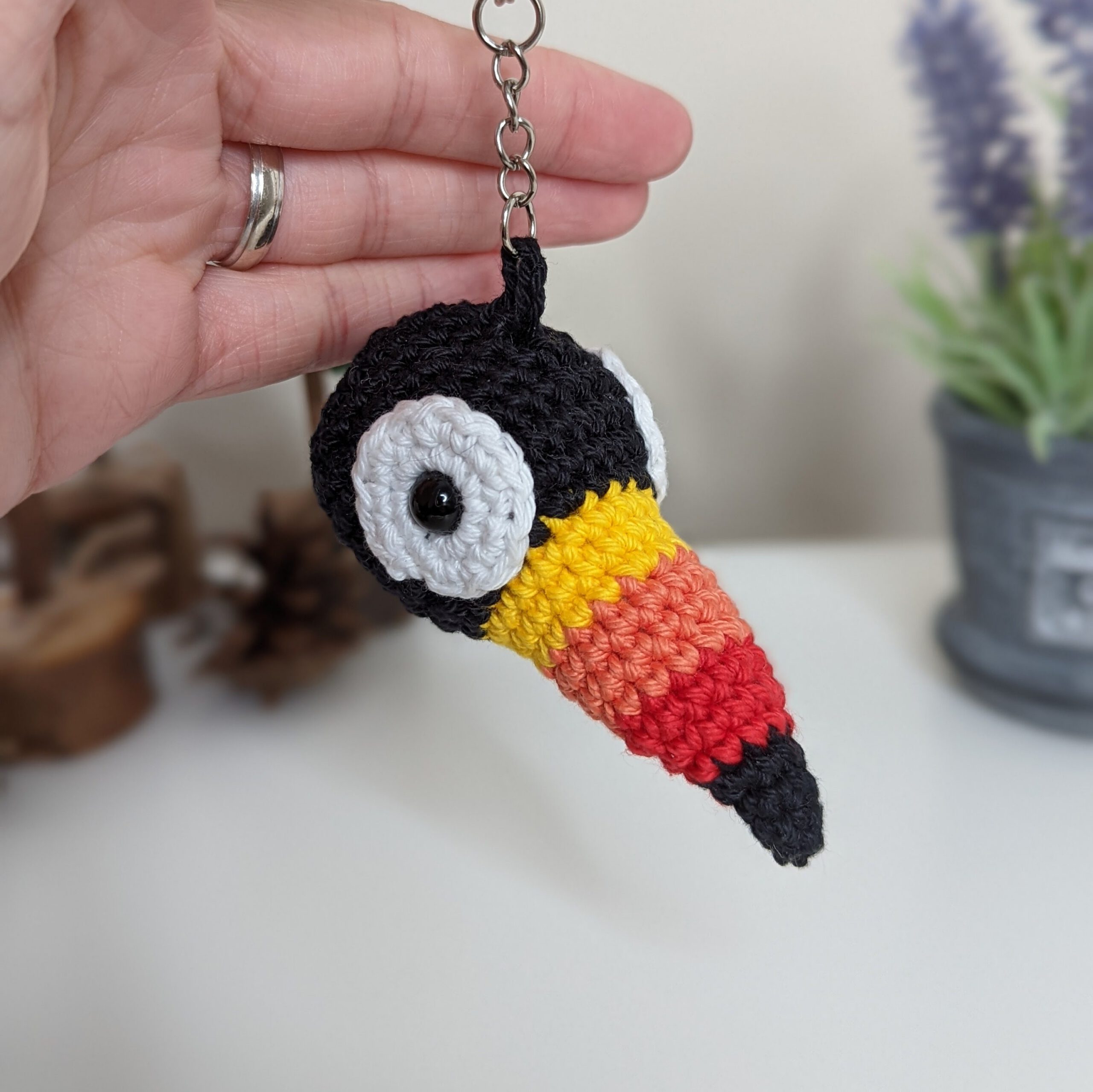 Toucan Keyring
