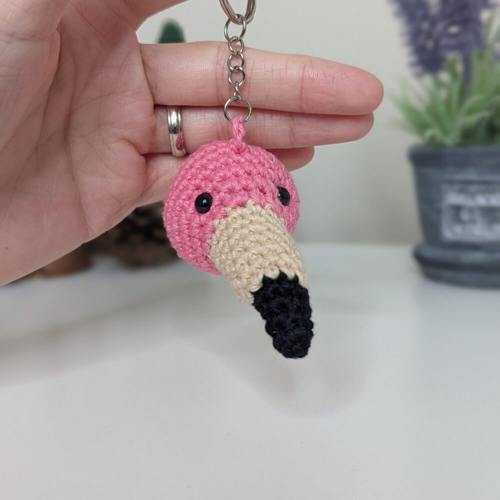 Flamingo Keyring