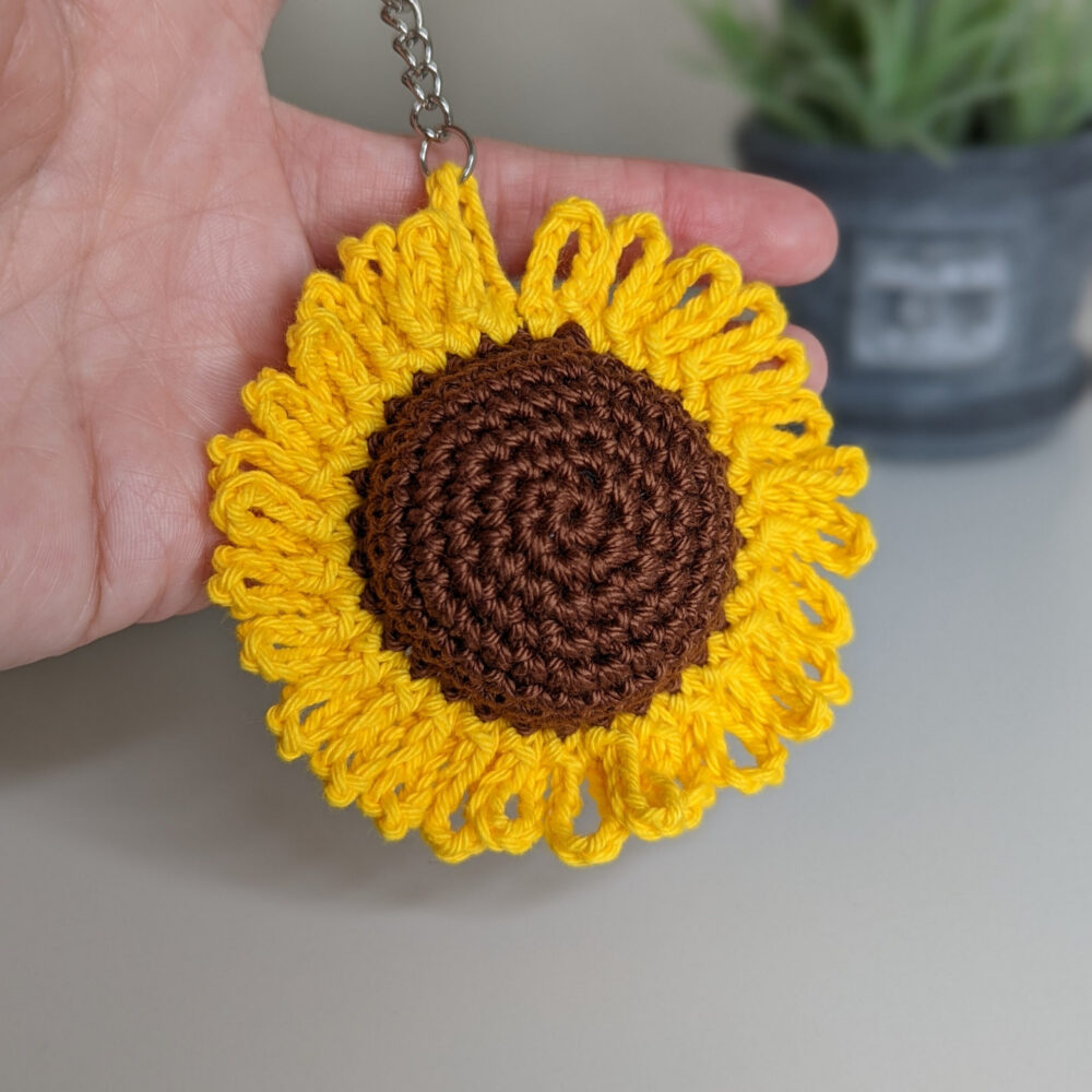 Sunflower Keyring