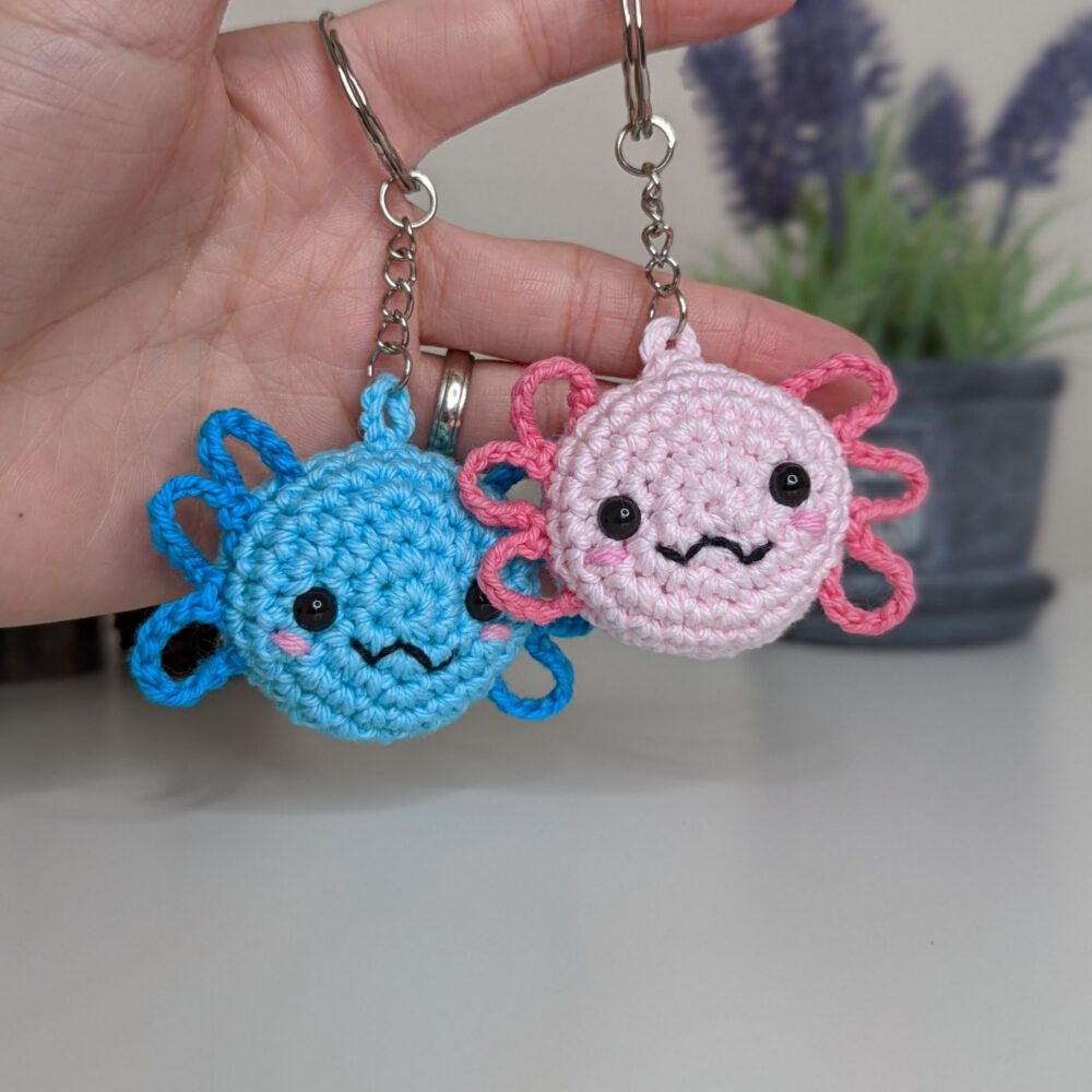 Axolotl Keyring