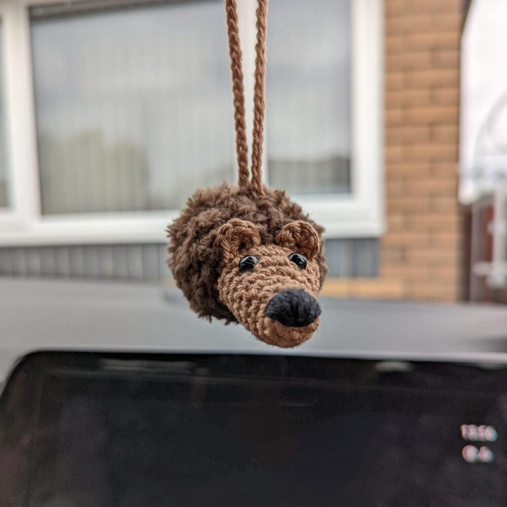 Hedgehog Car Charm
