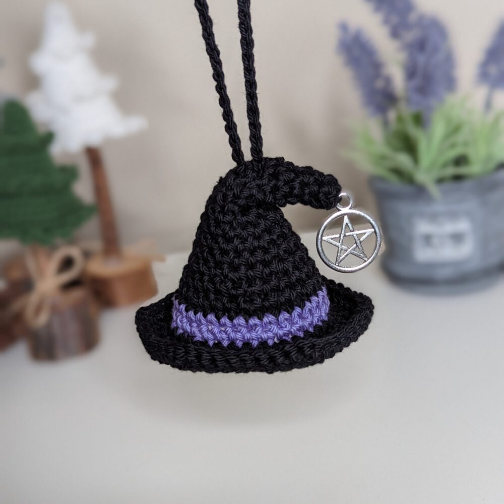 Witch Hat Car Charm