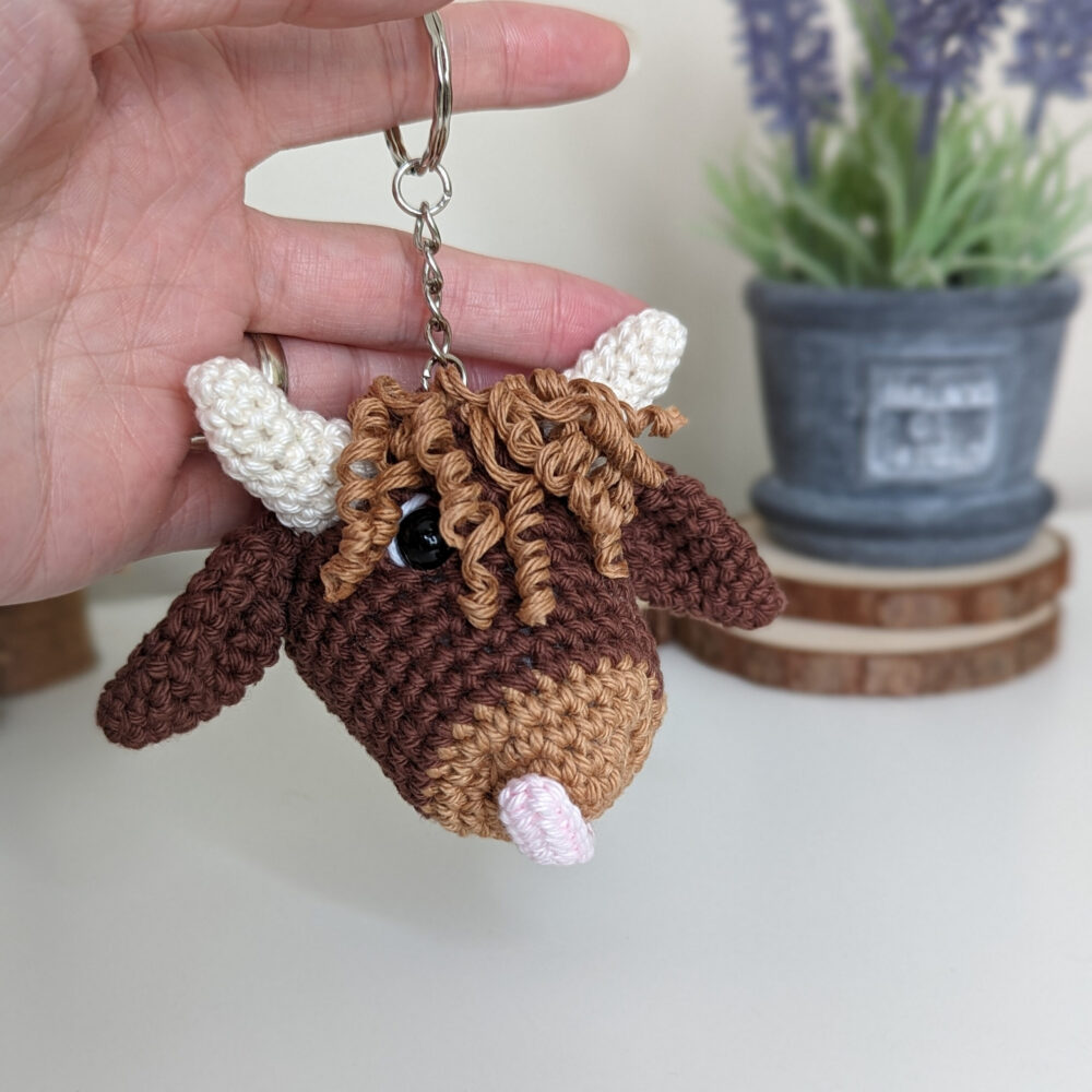 Highland Cow Keyring