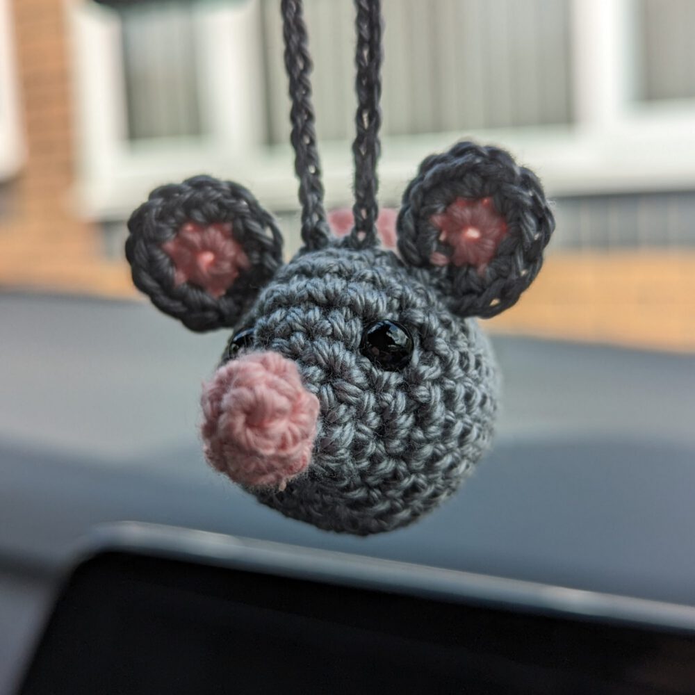 Mouse Car Charm
