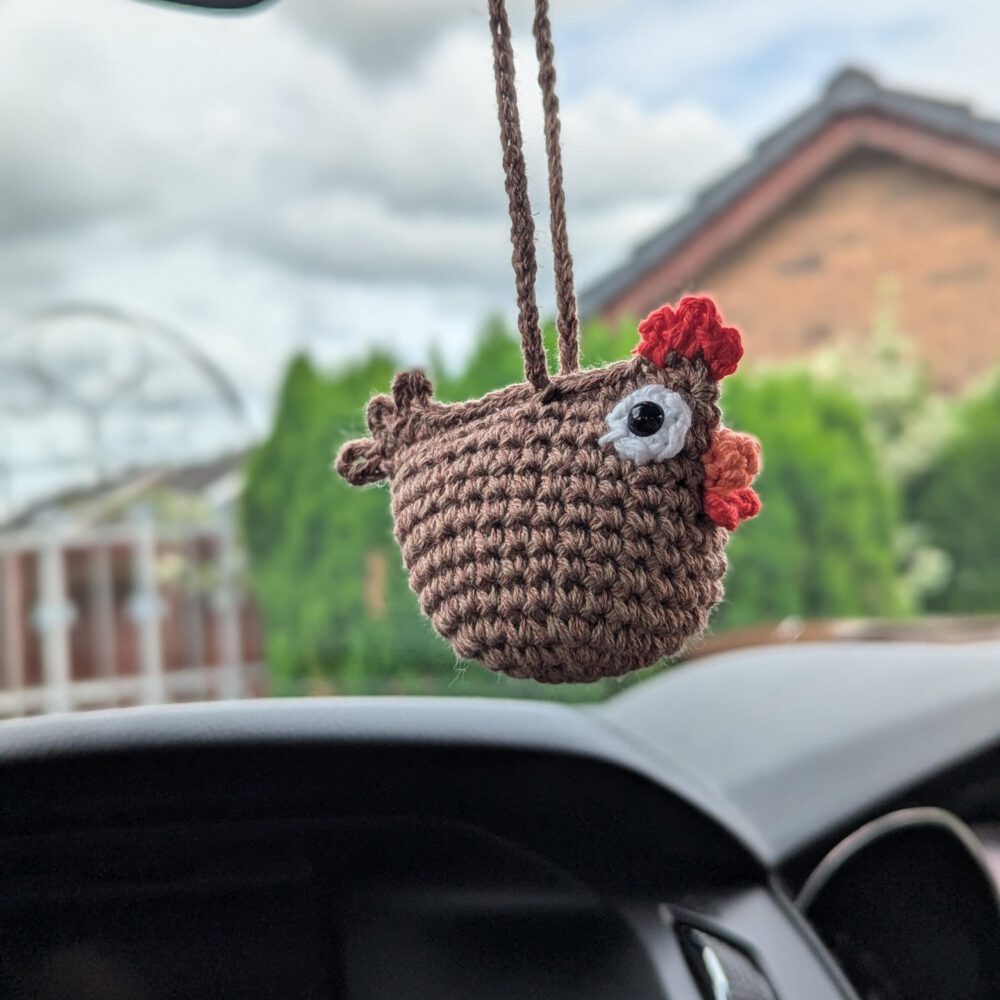 Chicken Car Charm