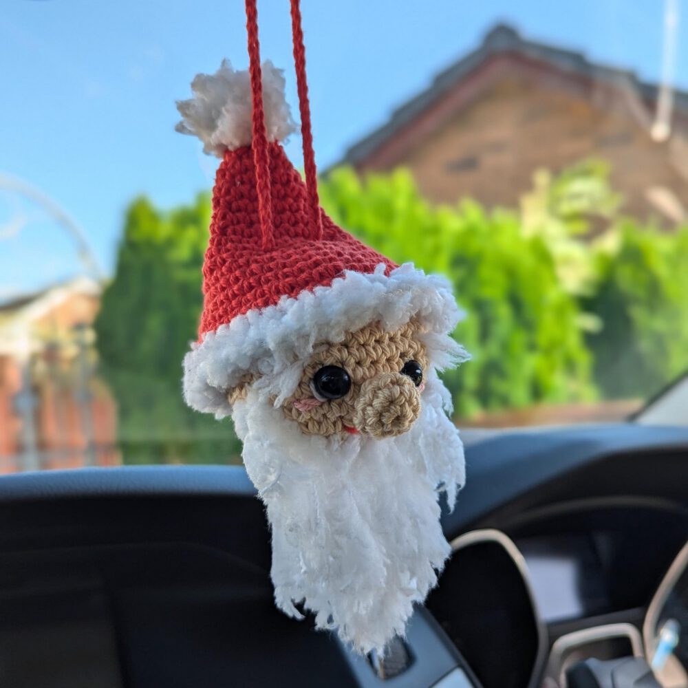 Santa Car Charm